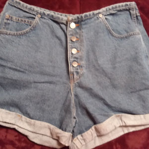 Gitano Denim Button Fly Daisy Duke ShortsB1GETBOTH